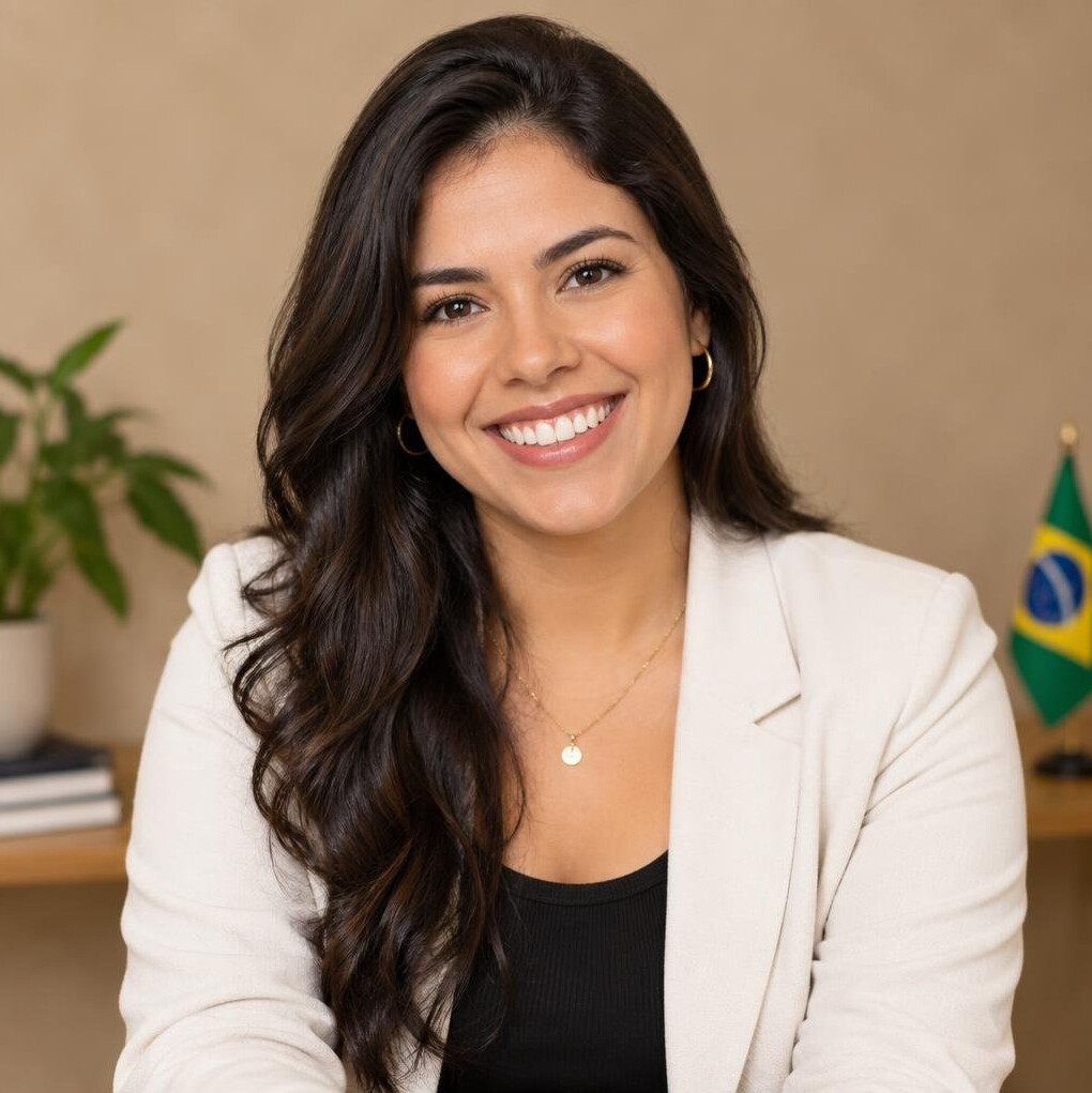 Portrait of a smiling Brazilian professional